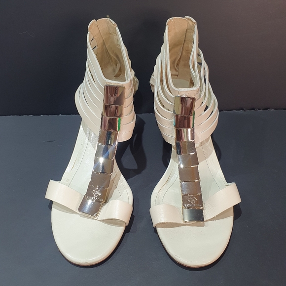 BCBG Never Worn Gladiator Style wedge heels - Picture 6 of 8